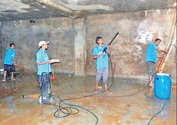 Under Ground Water Tank Cleaning